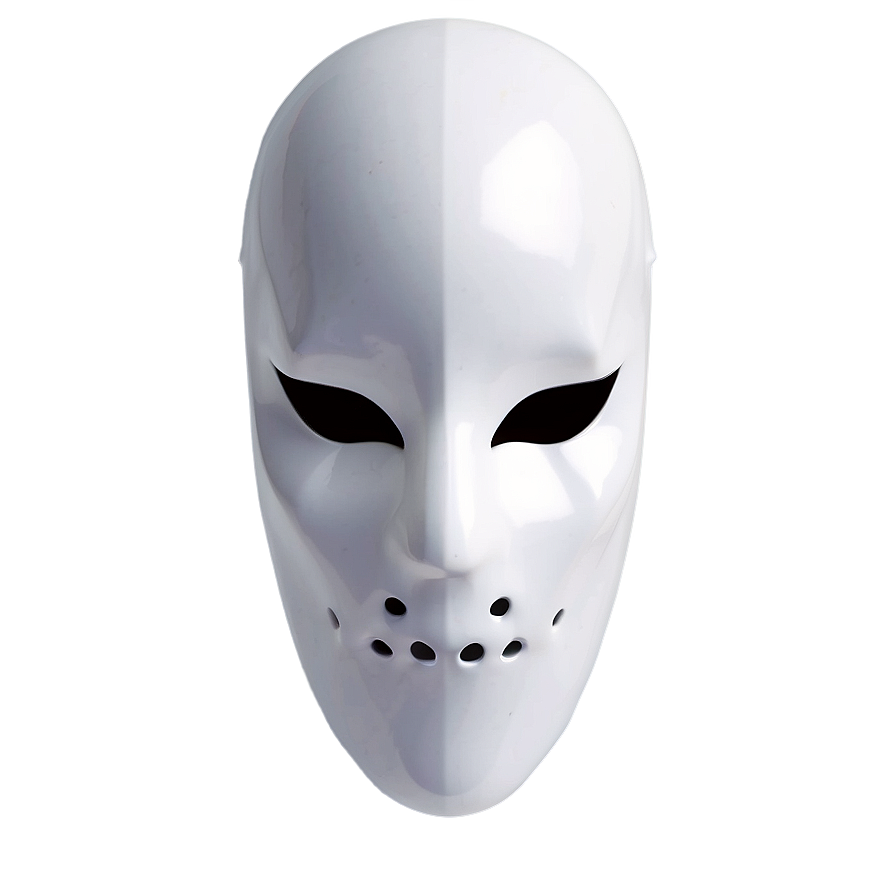 Minimalist White Mask Png Seo56