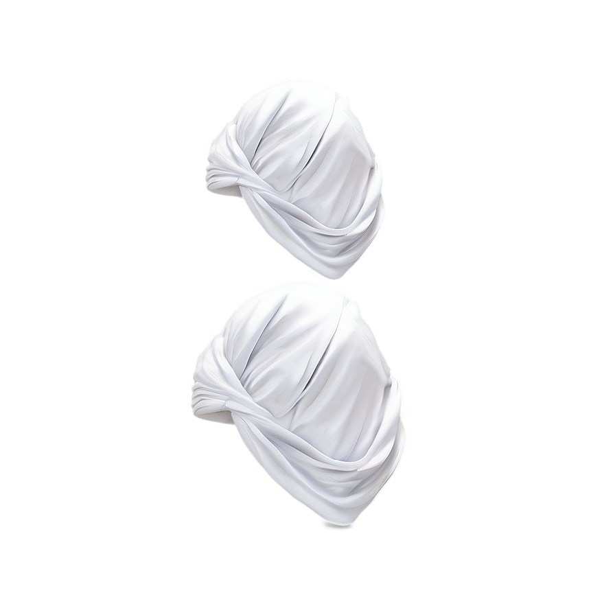 Minimalist White Turban Png 78