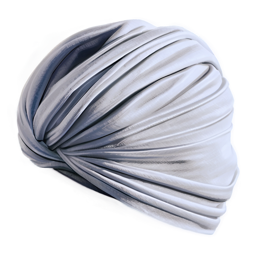 Minimalist White Turban Png Awo42