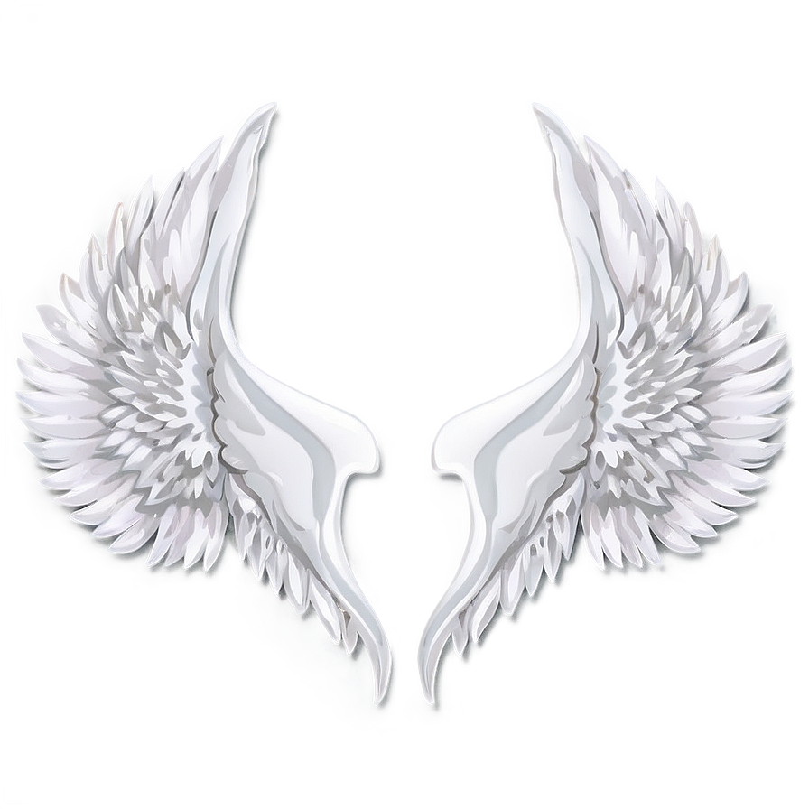 Minimalist White Wings Png Afc