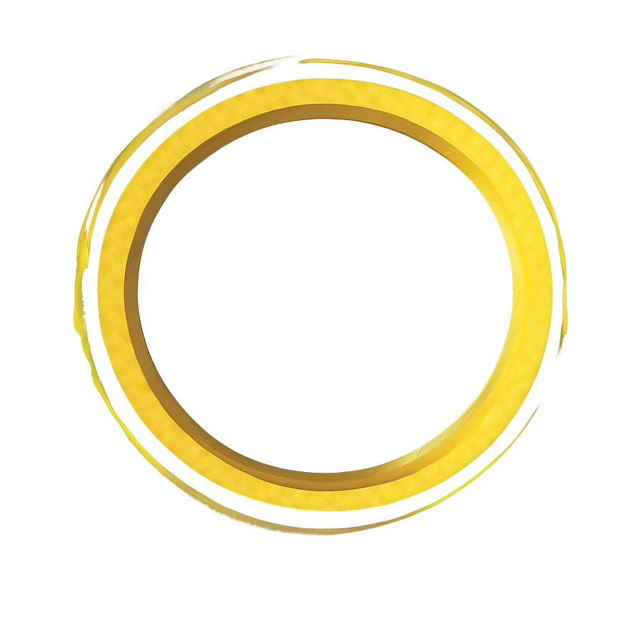 Minimalist Yellow Circle Illustration Png 06122024