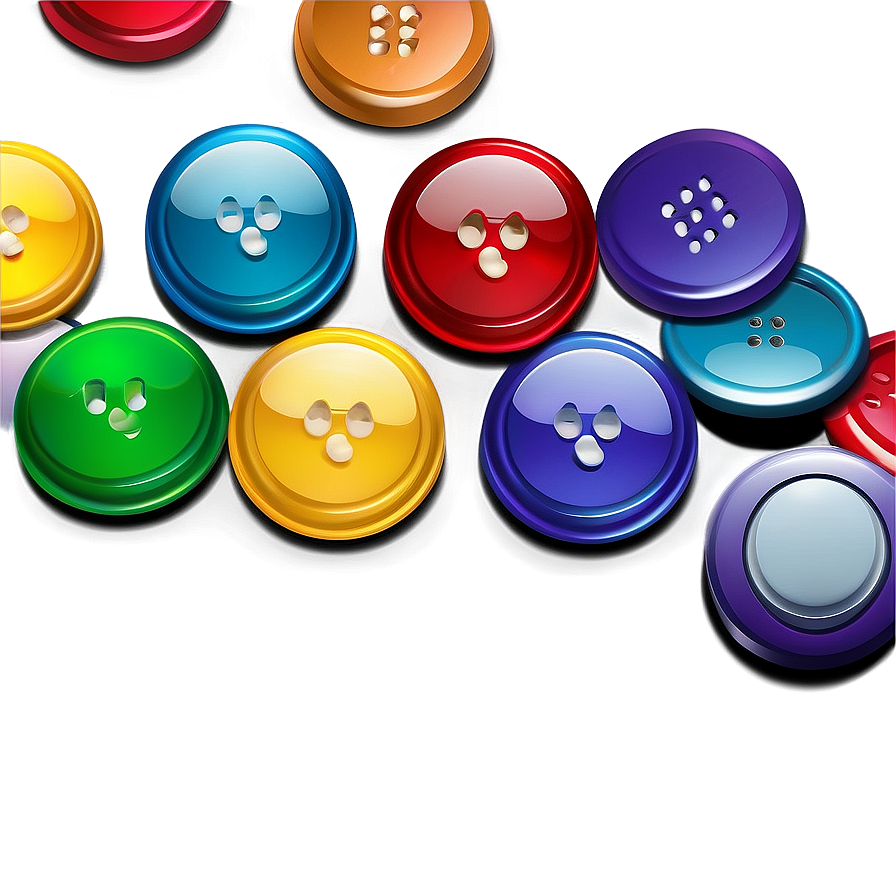 Minimalistic Buttons Png 06262024