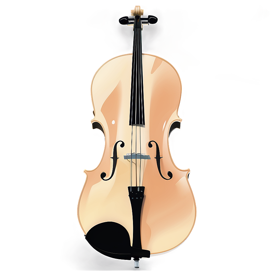 Minimalistic Cello Design Png Exb80