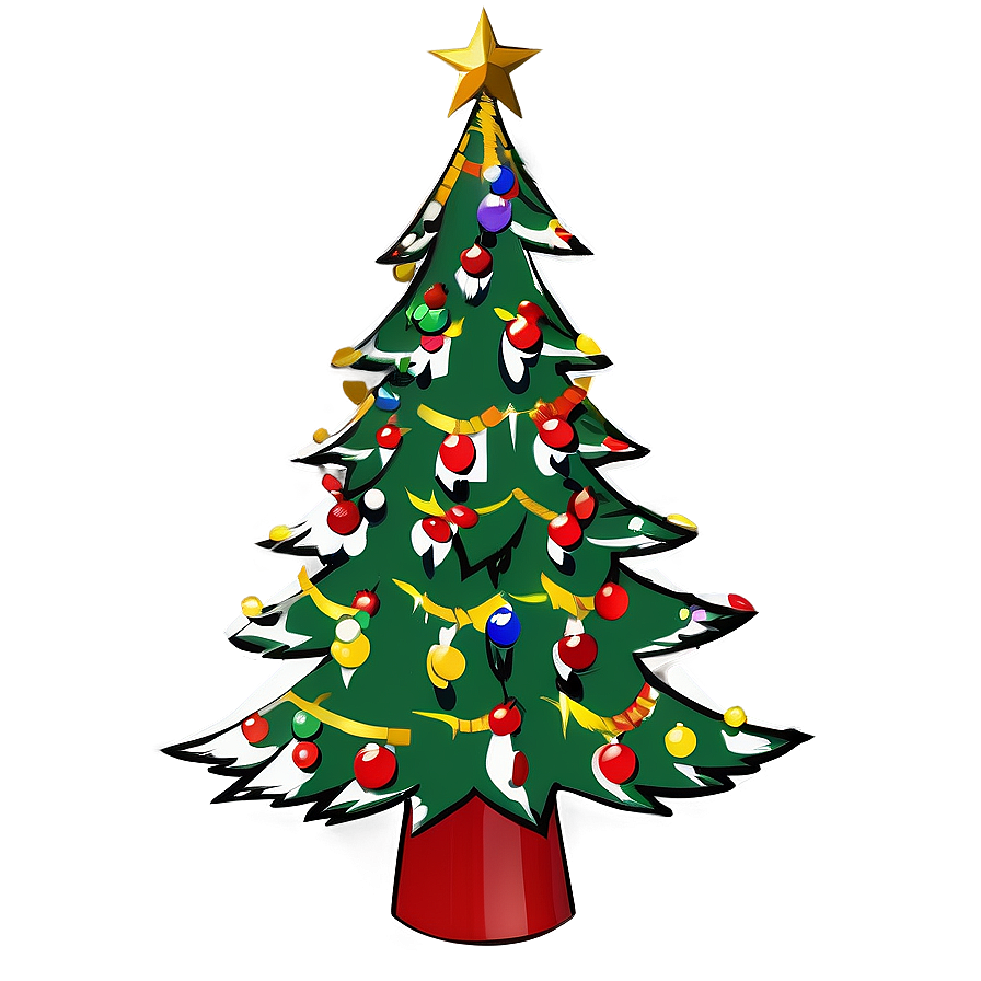 Minimalistic Christmas Tree PNG 78 PNG with transparent background