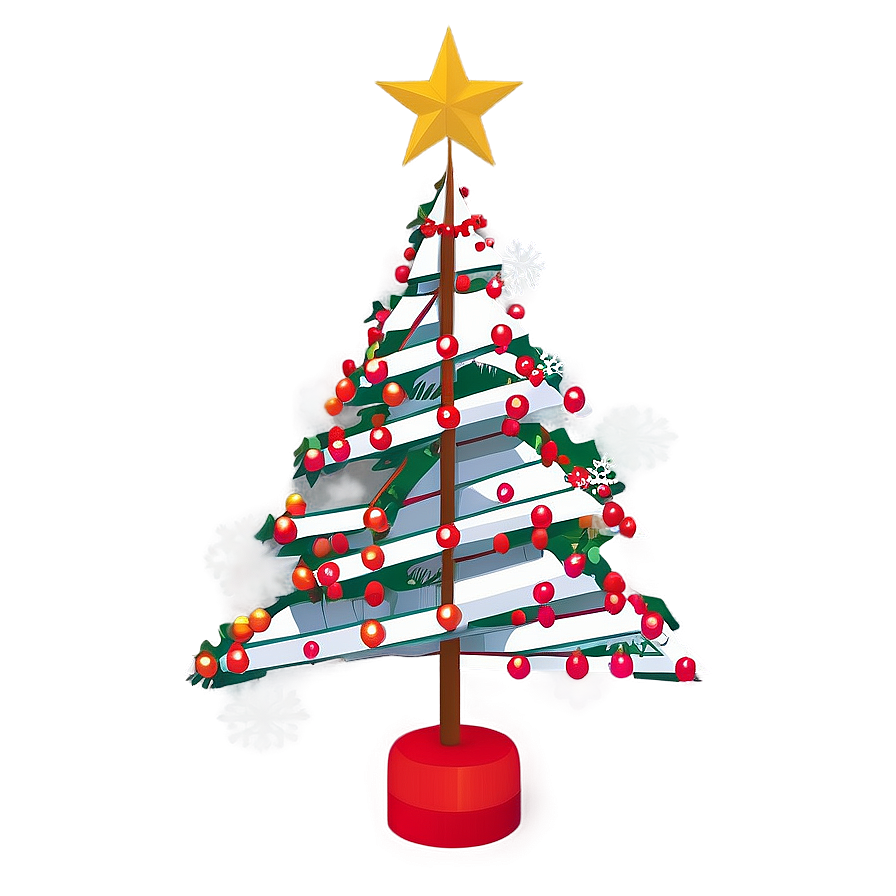 Minimalistic Christmas Tree PNG stp78 PNG with transparent background