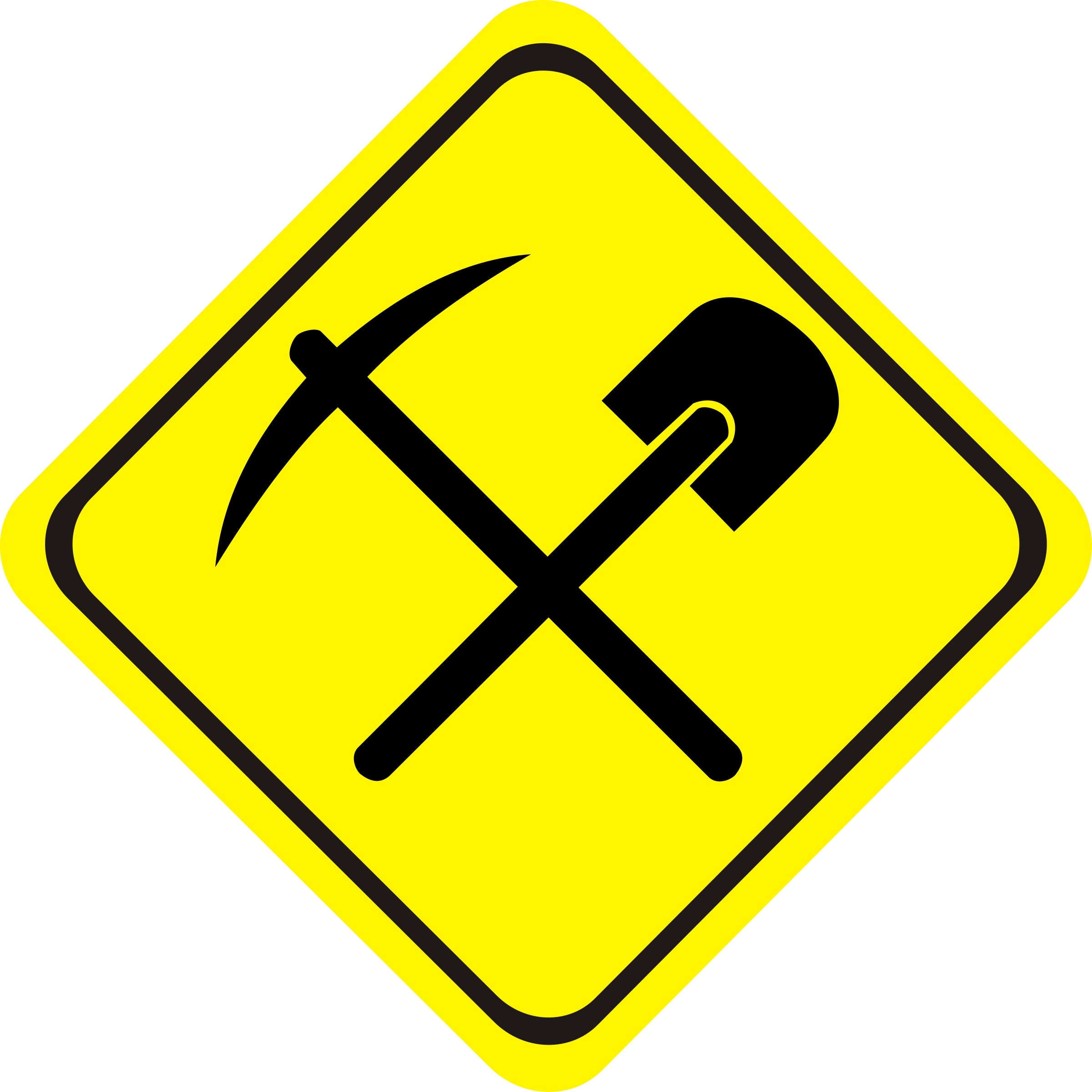 Transparent Dead End Sign Png - Mining Sign, Png Download PNG with transparent background
