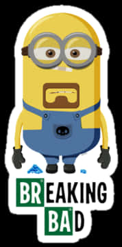 Breaking Bad Minion Sticker By Noaddedsugar ~ Breaking - Minion Breaking Bad PNG image with a transparent background, free high-resolution download