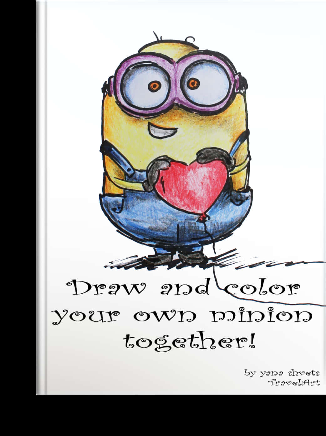Learn To Draw Minions Step By Step - Minion Drawings With Heart PNG image with a transparent background, free high-resolution download