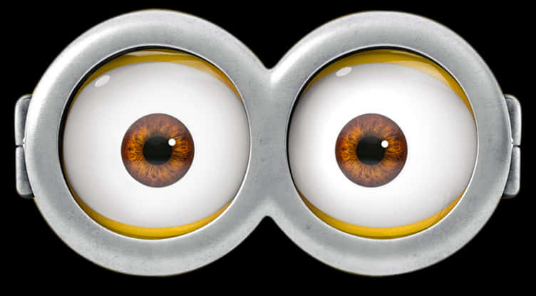 Minion Goggles Close Up