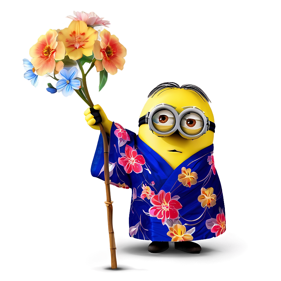 Minion In Kimono Png 58