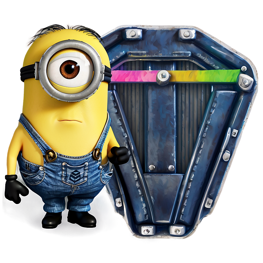 Minion In Overalls Png Vou