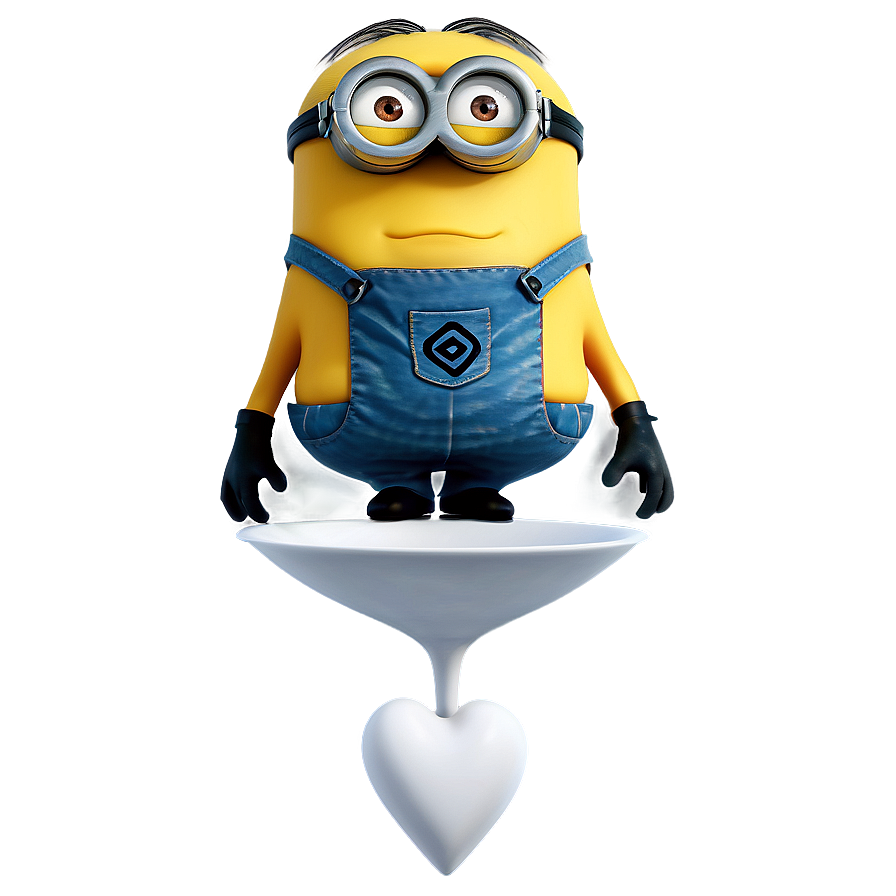 Minion Love Heart Png 05232024