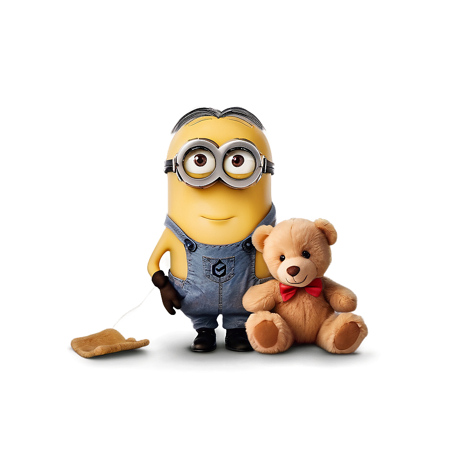 Minion With Teddy Bear Png 05232024