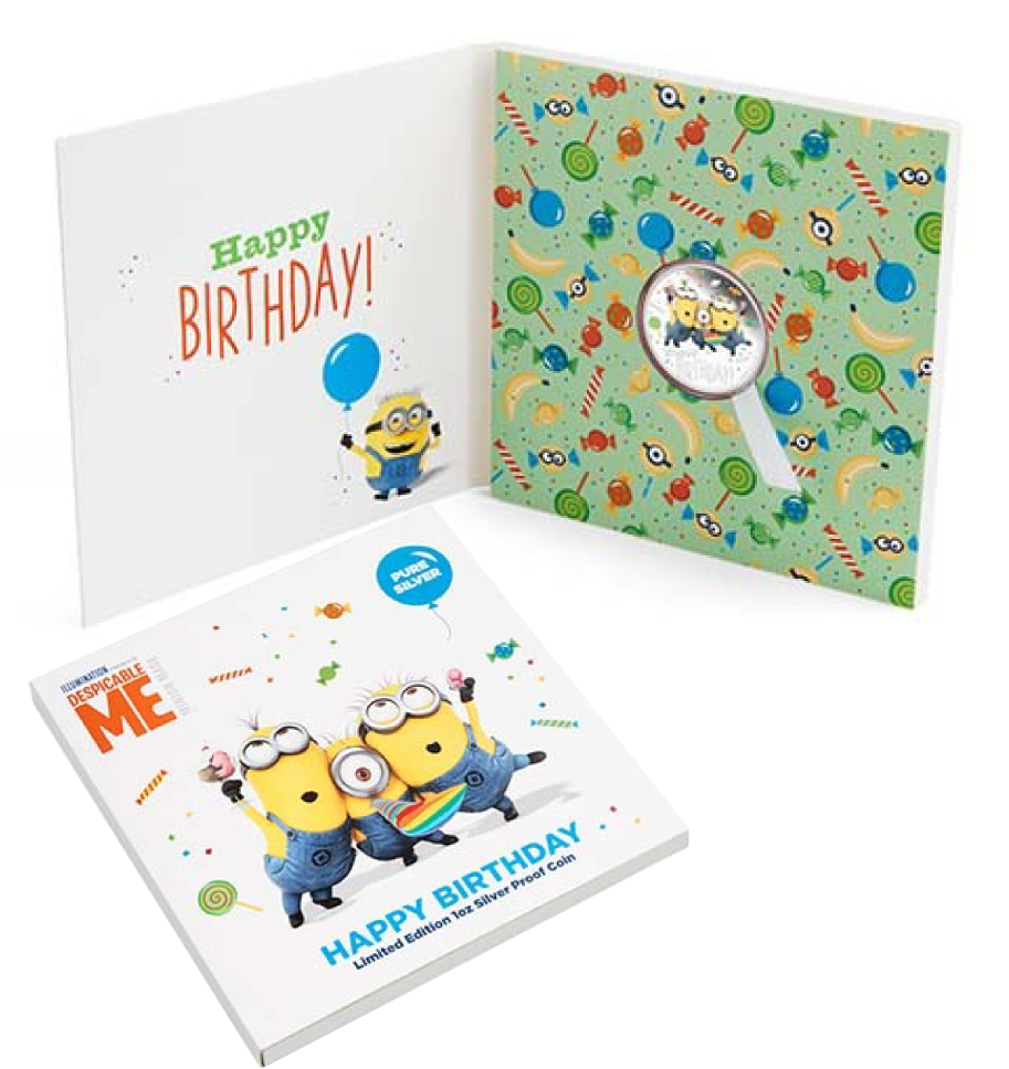 Silver Numis Despicable Me Minions Happy Birthday 2019 - Happy Perth Day Minios, HD Png Download PNG image with a transparent background, free high-resolution download