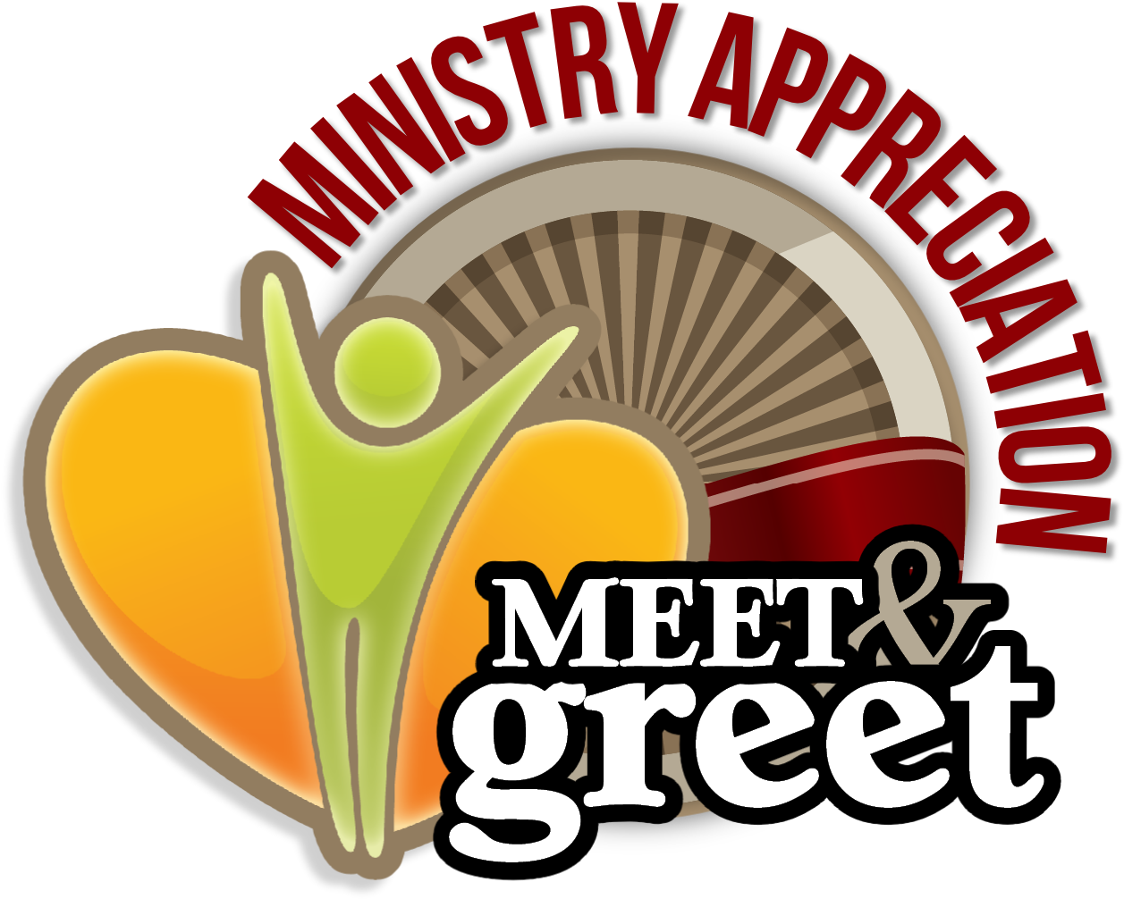 Ministry Appreciation Meetand Greet Logo PNG with transparent background