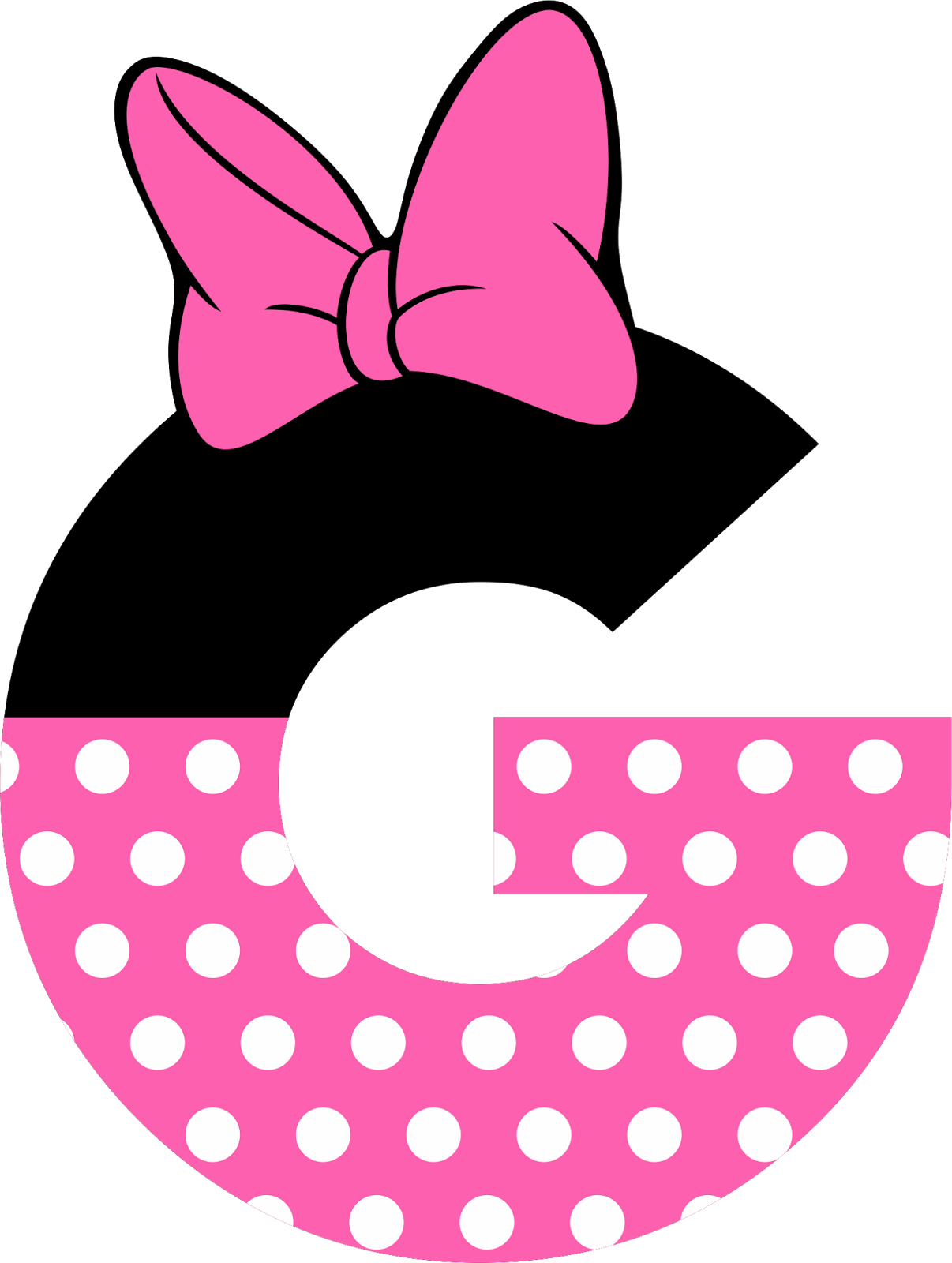 Minnie Inspired Letter G