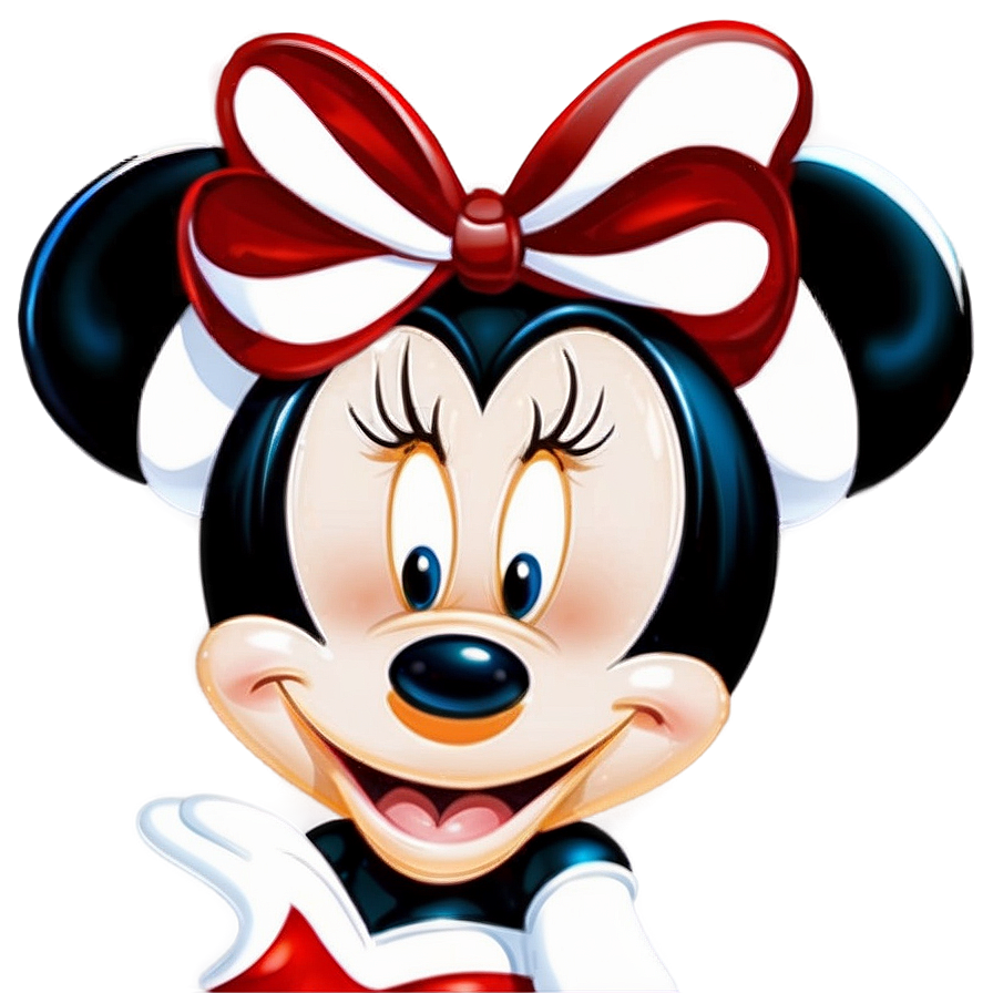 Minnie Mouse Cheerleader PNG 05032024 PNG with transparent background