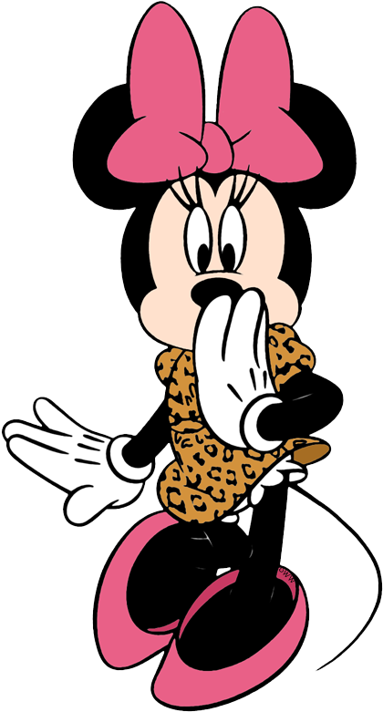 Minnie Mouse Leopard Print Outfit