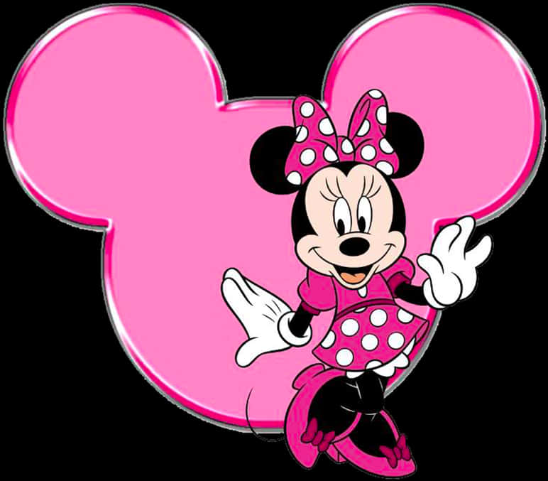 Minnie Mouse Pink Background