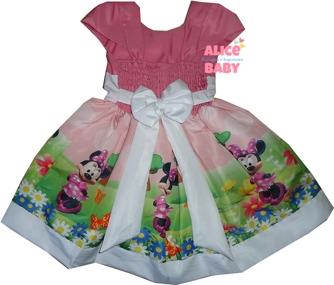 Minnie Mouse Pink Dressfor Baby