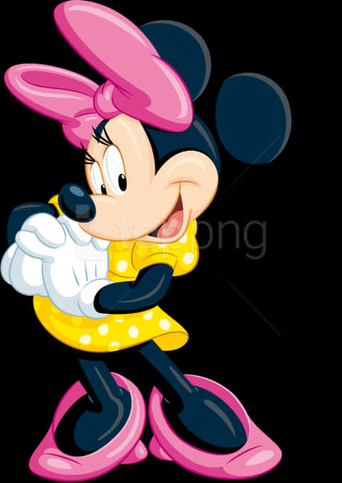 Minnie_ Mouse_ Polka_ Dot_ Dress_ Vector