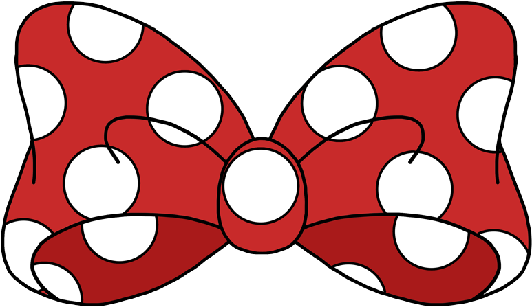 Minnie Mouse Red Polka Dot Bow