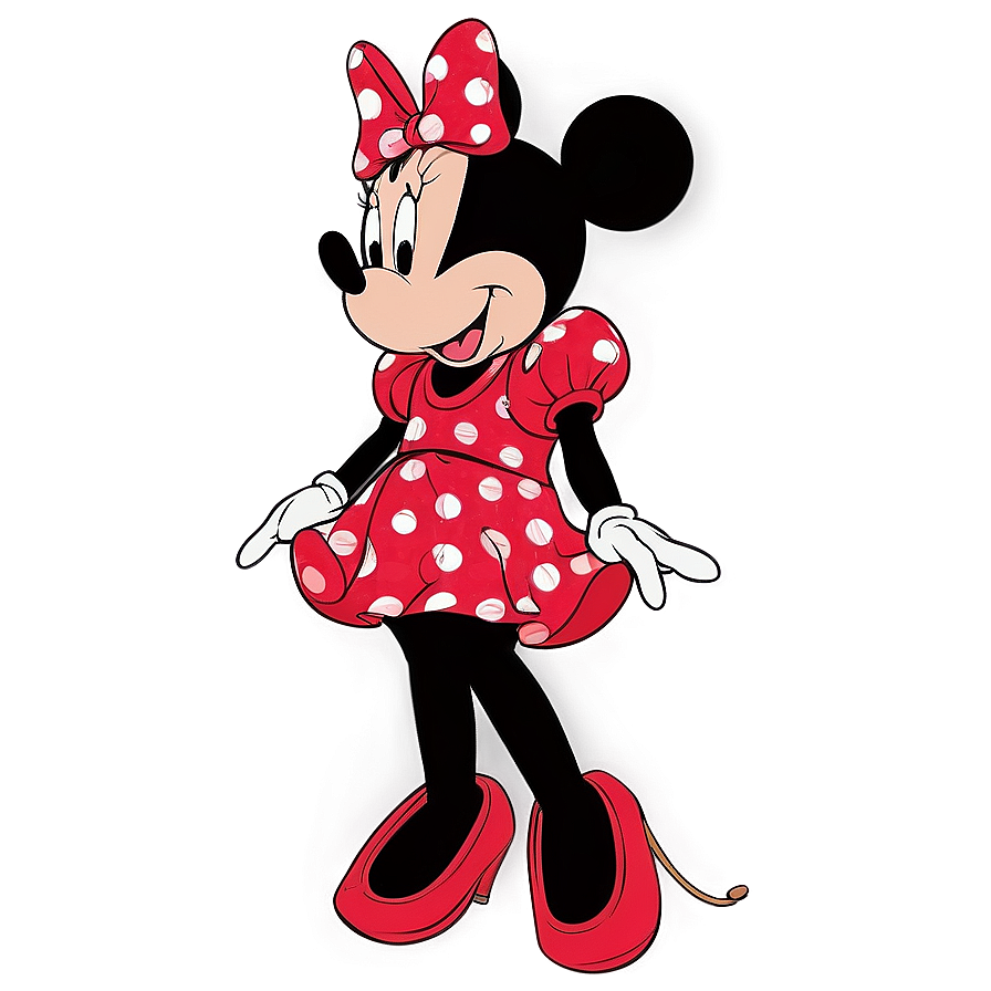 Minnie Mouse Silhouette Black Png Oxb