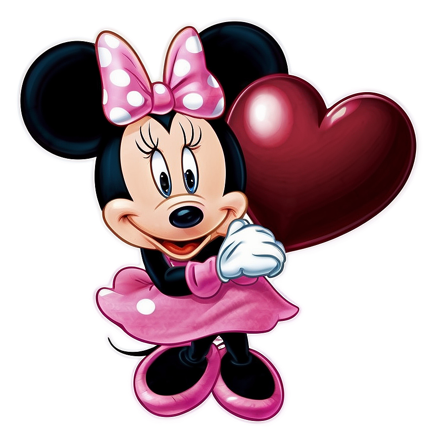 Minnie Mouse Valentine's Special PNG cvs6 PNG with transparent background