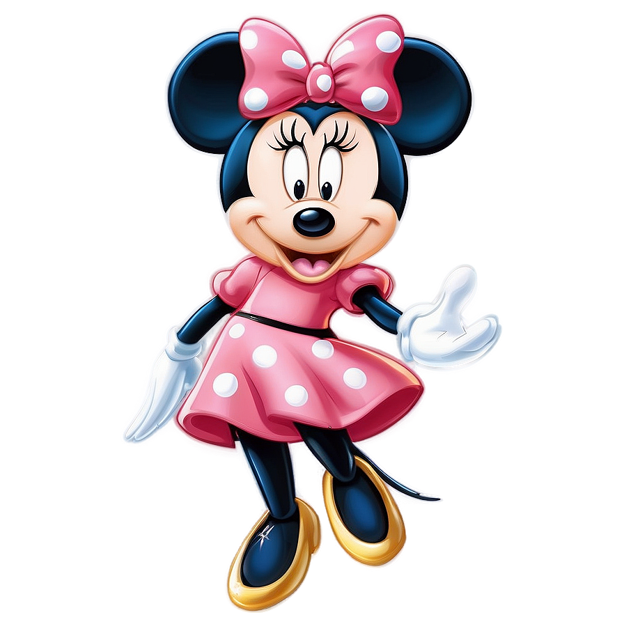 Minnie Mouse with Sunglasses PNG roi PNG with transparent background