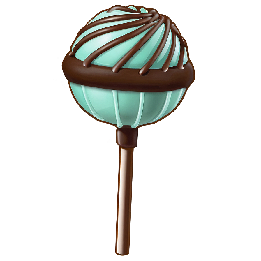 Mint Chocolate Cake Pop Png Mcb