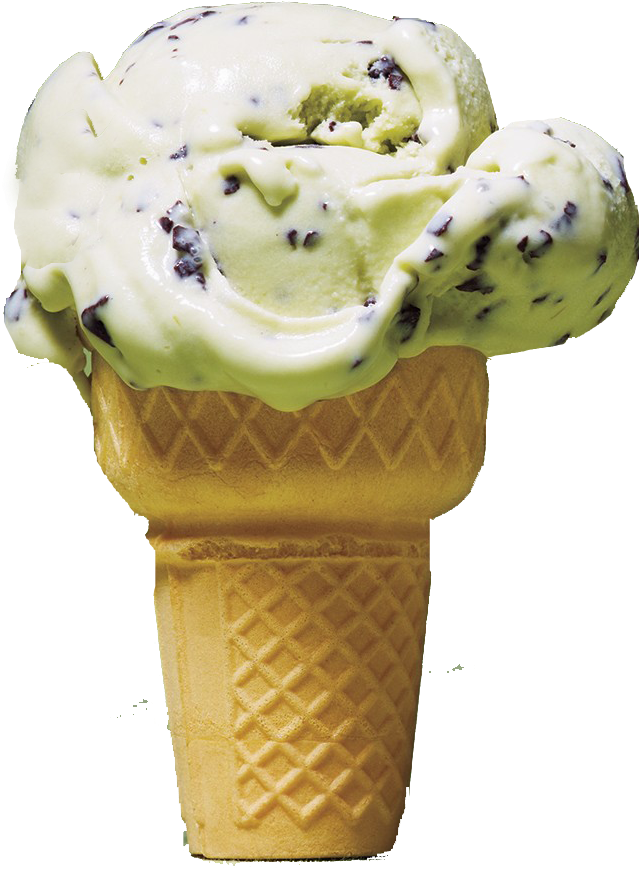 Mint Chocolate Chip Ice Cream Cone.png