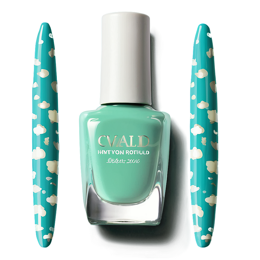 Mint Green Nail Polish Png 05252024