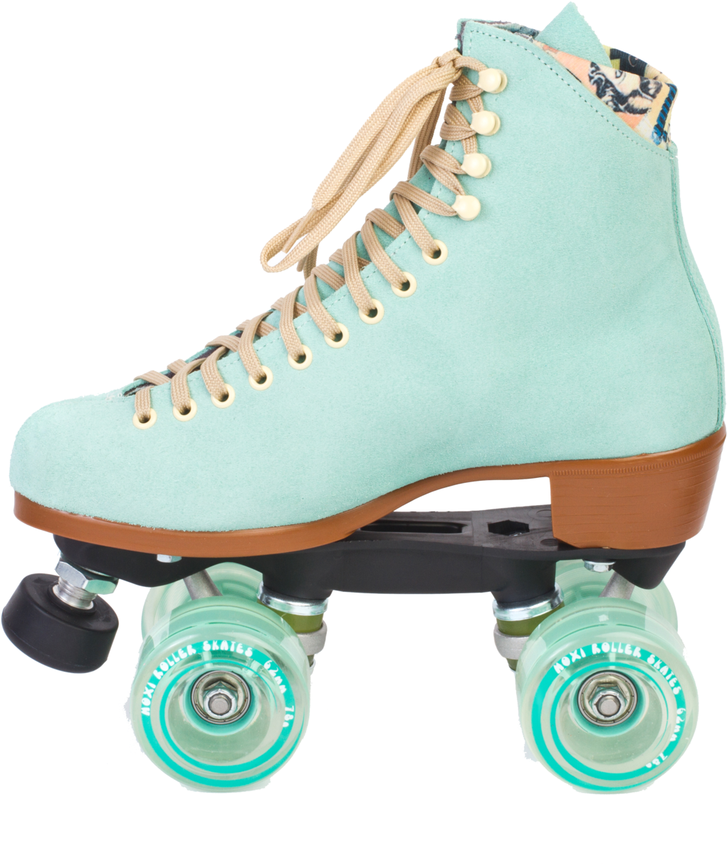 Mint Green Quad Roller Skate