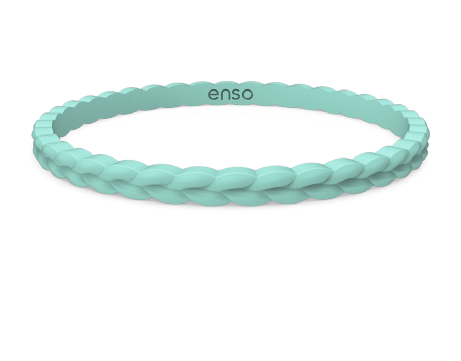 Mint Green Silicone Bangle Enso