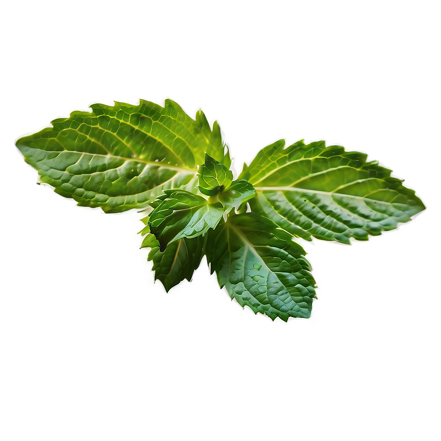 Mint Leaf Closeup Png Rsn35