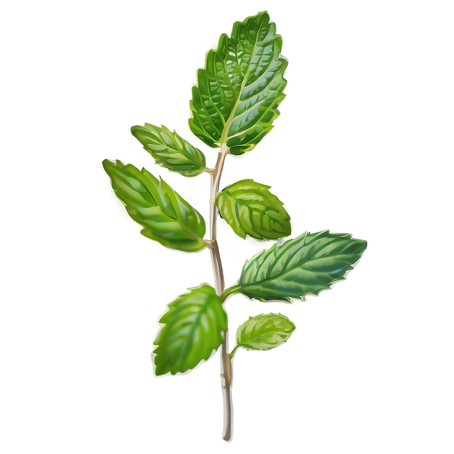 Mint Leaves Sprig Png 93