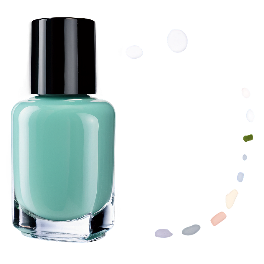 Mint Nail Polish Bottle Png Hyv Image