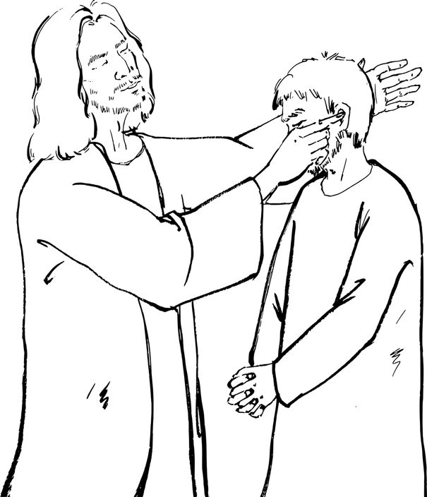 How To Start Healing The Sick Go To Heaven Now - Coloring Page For Healing The Blind And Deaf, HD Png Download PNG with transparent background