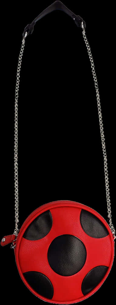 Miraculous Ladybug Inspired Purse PNG with transparent background