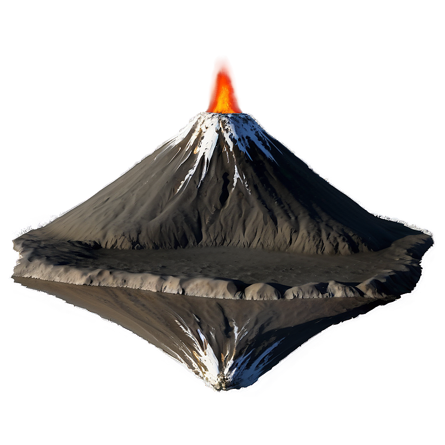 Mirage Of A Volcano Png 32