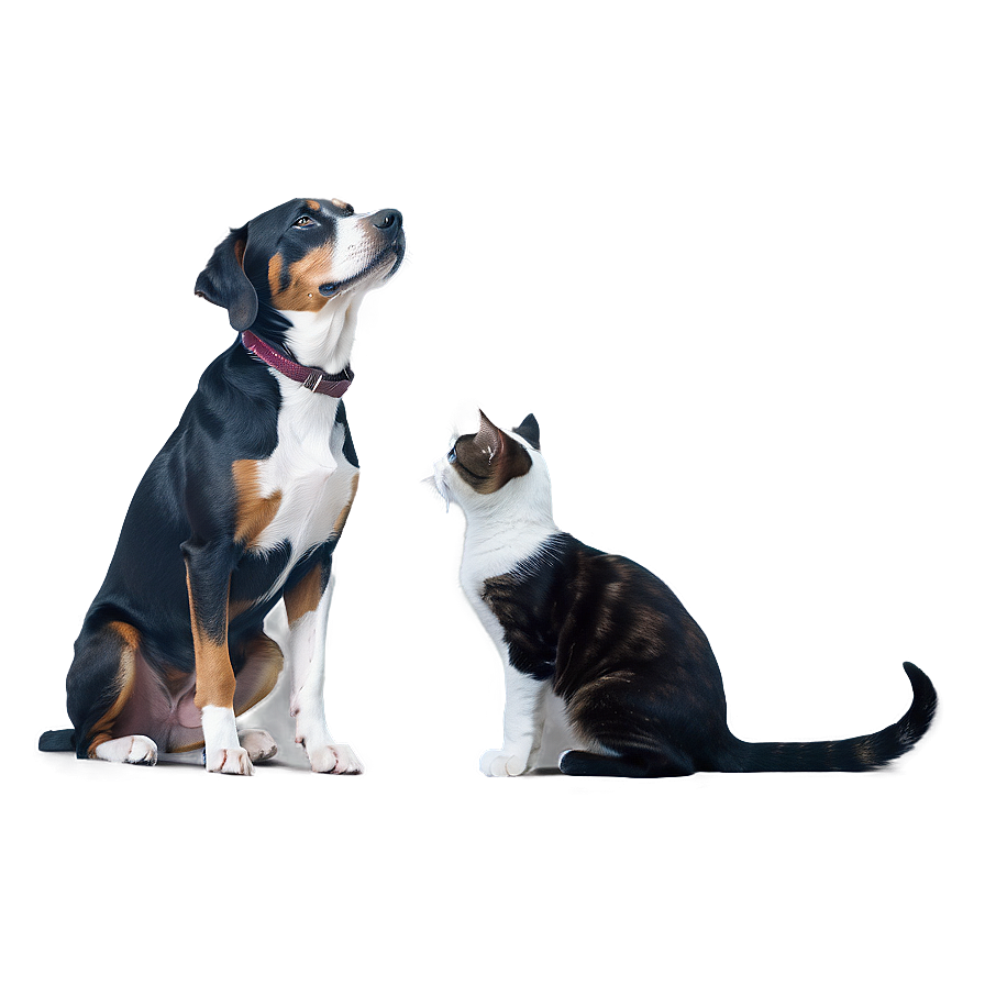 Mischievous Dog And Cat Png Lav