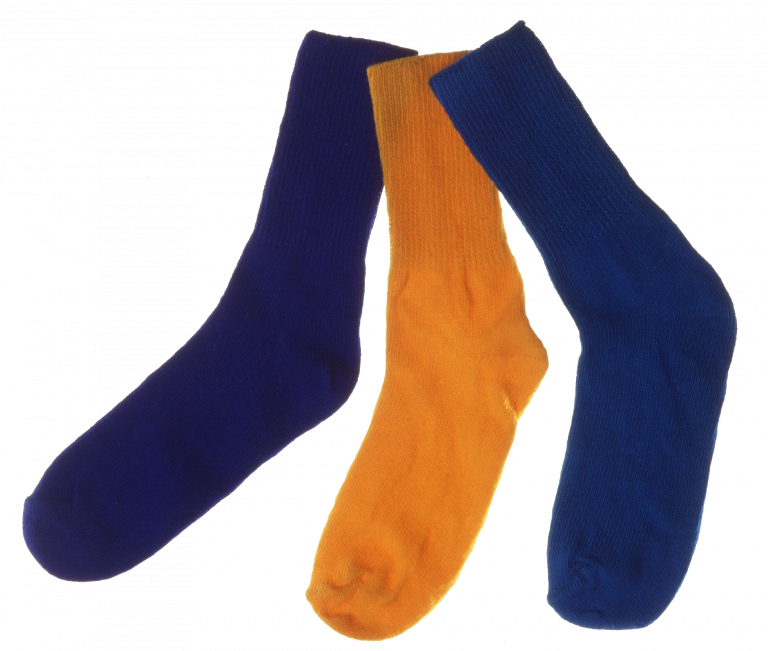 Mismatched_ Blue_and_ Orange_ Socks