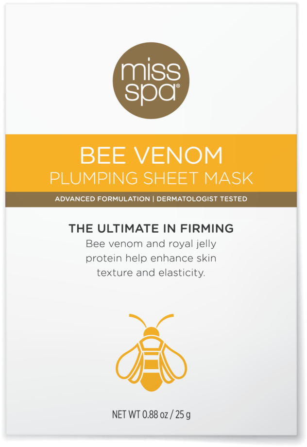 Miss Spa Bee Venom Sheet Mask Packaging