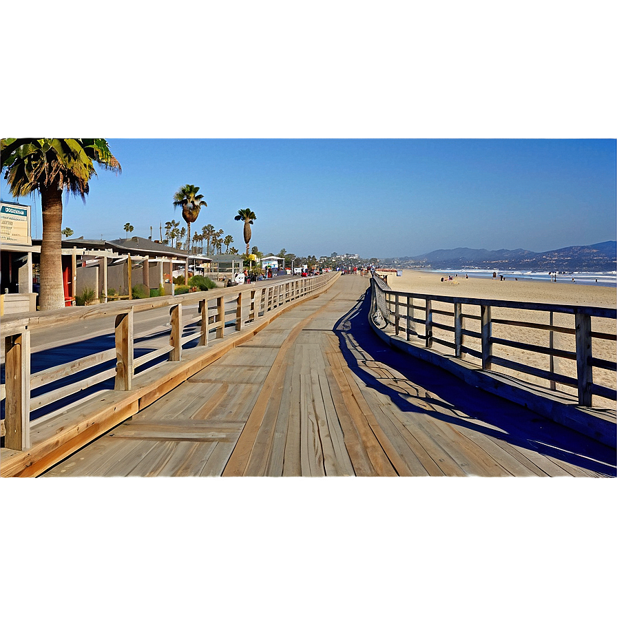 Mission Beach San Diego Boardwalk Png 51