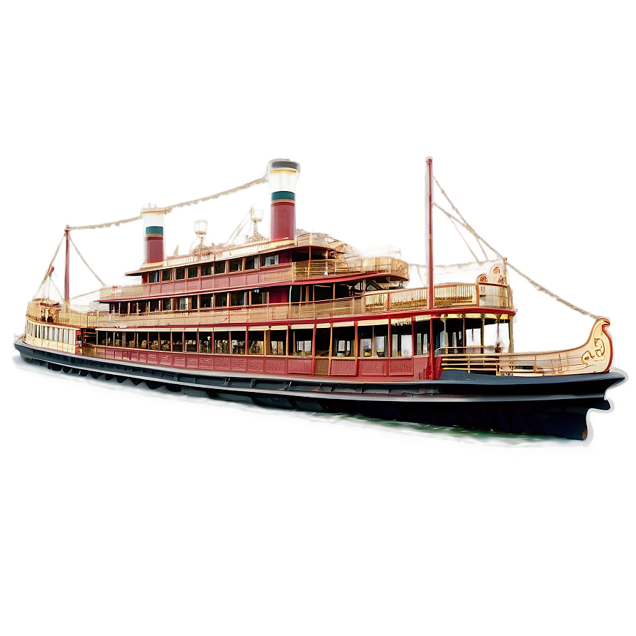 Mississippi Riverboats Vintage Png Ksj