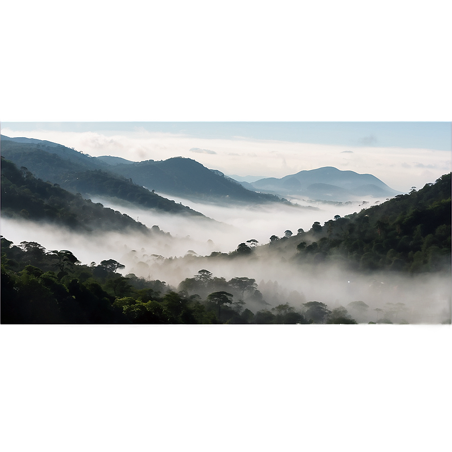 Mist Covered Hills PNG 05242024 PNG with transparent background