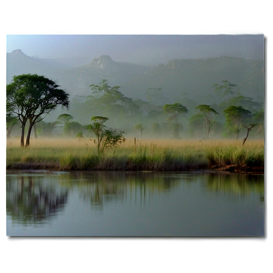 Mist Over The Savanna Png 42