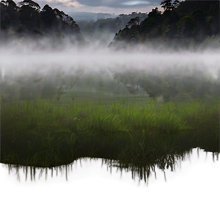 Mist Over Water PNG eem PNG with transparent background