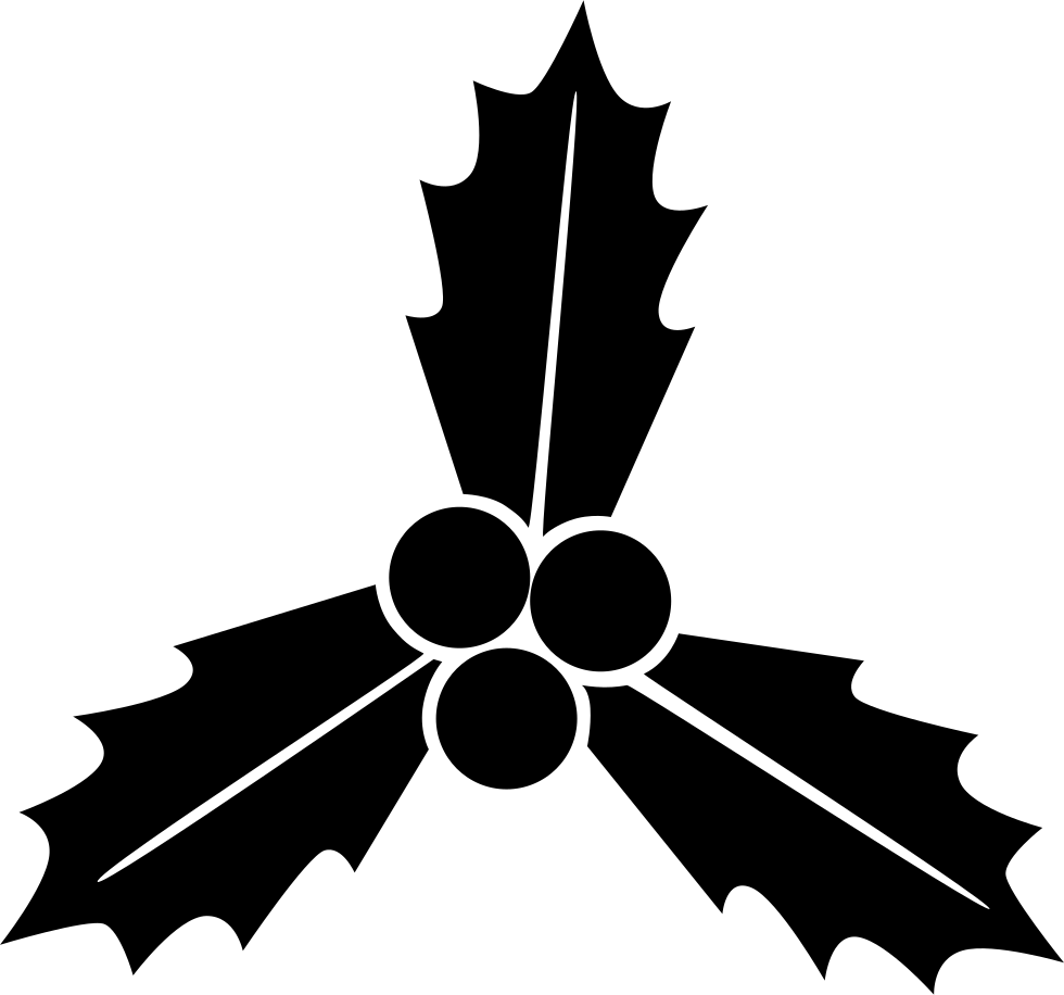 Image Black And White Mistletoe F Svg Png Icon Free - Mistletoe PNG with transparent background