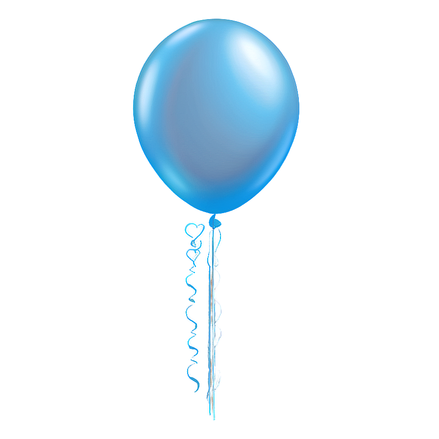 Misty Blue Balloons Png Lnl